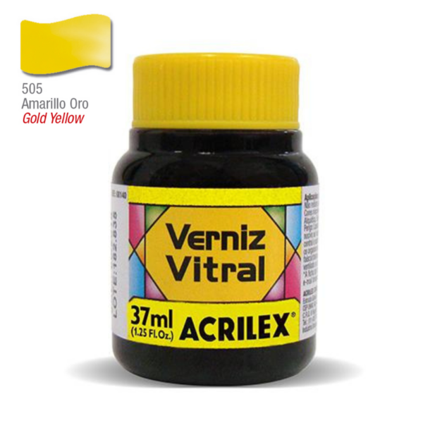 Pigmento Traslucido Acrilex Amarillo Oro 37 ml-silika