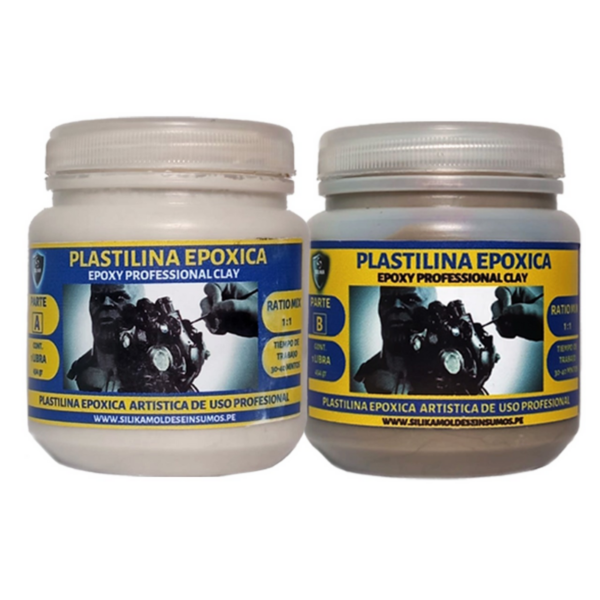 Plastilina Epóxica Silika Professional Clay-silika