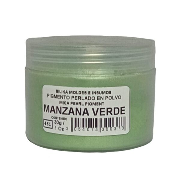 Pigmento Perlado en Polvo 30 gr Manzana Verde