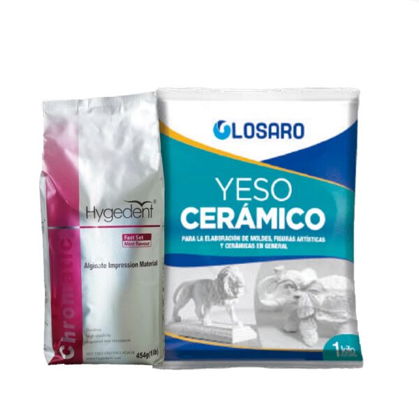 Alginato 454gr + Yeso Cerámico 1Kg