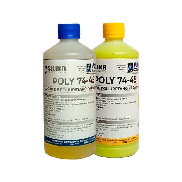 Caucho de Poliuretano Poly 74-45 1Kg