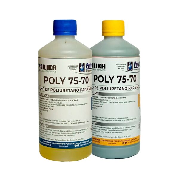 Caucho de Poliuretano Poly 75-70 1Kg